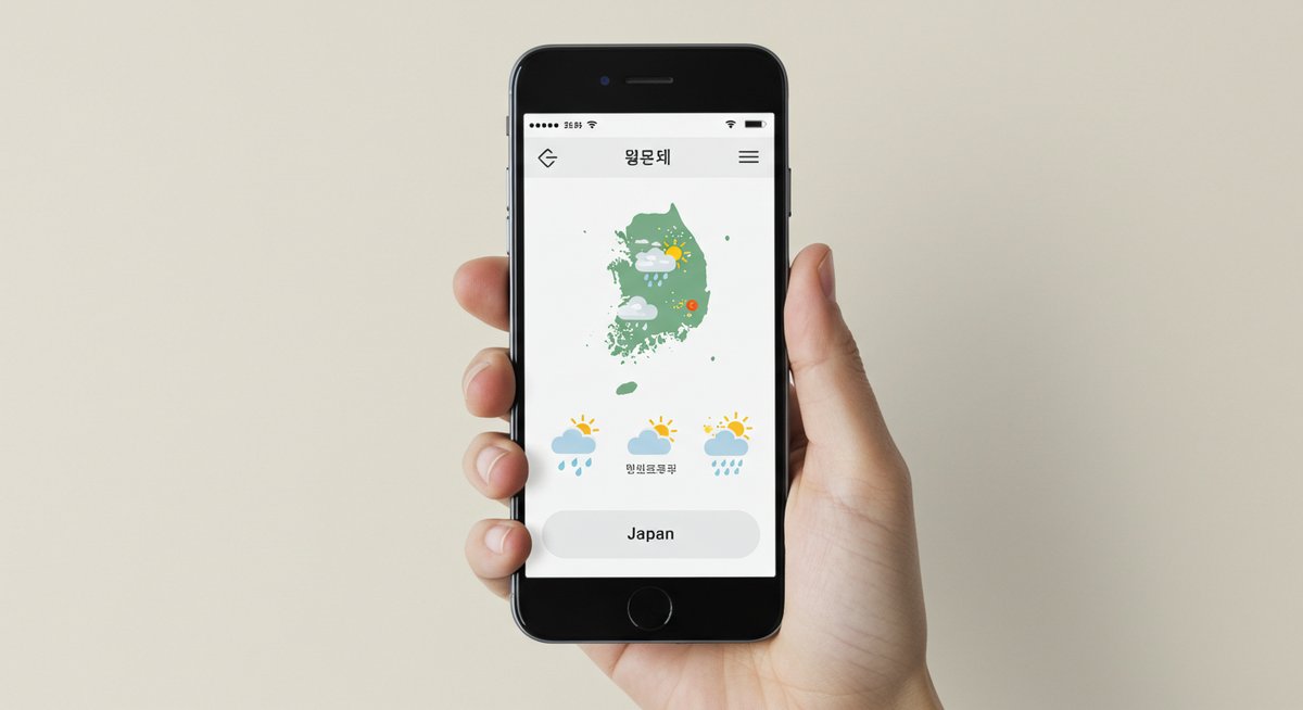 天気 予報 韓国 語