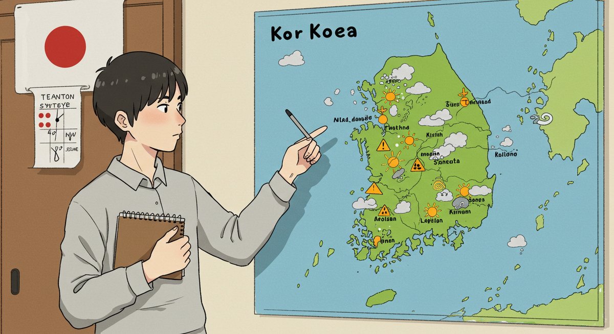 天気 予報 韓国 語